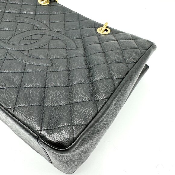 Chanel CC Black Caviar Grand Shopping Tote - Picture 7 of 10